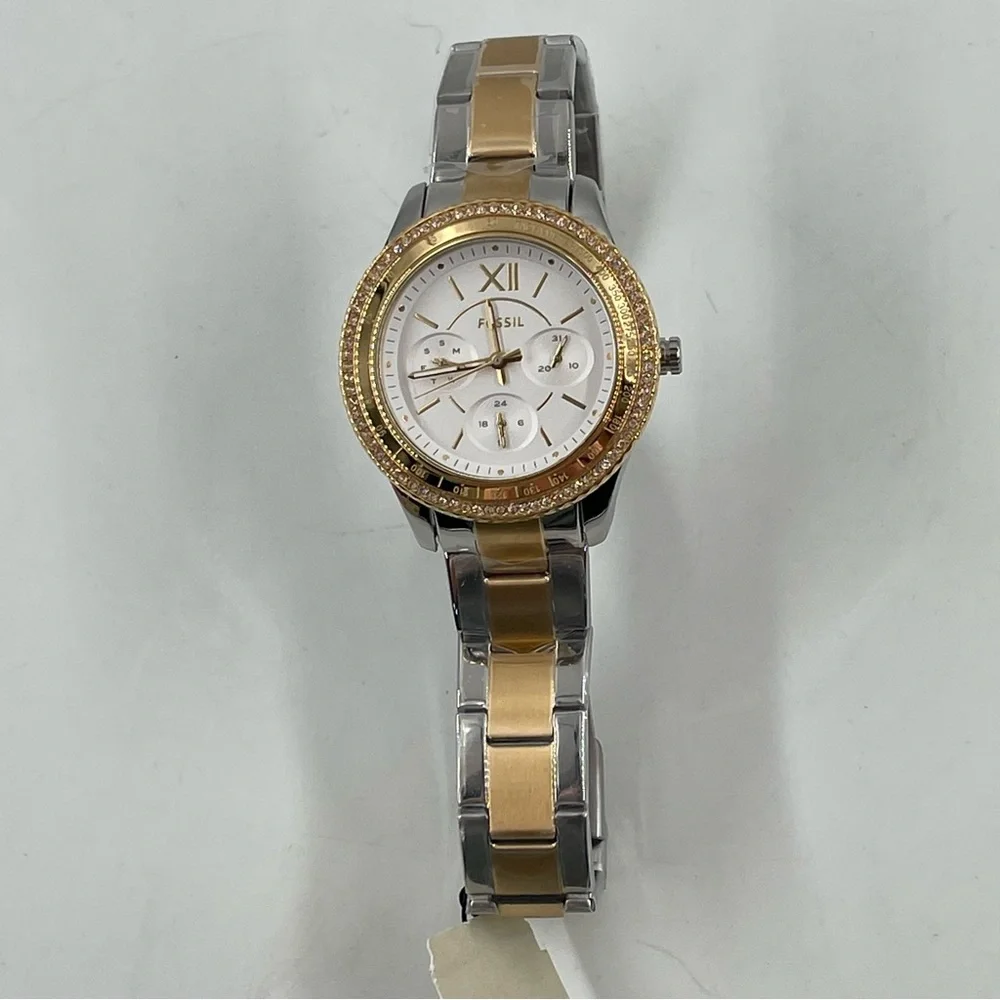 Fossil Stella Sport Women's’s Multifunction Two-Tone Stainless Steel Watch